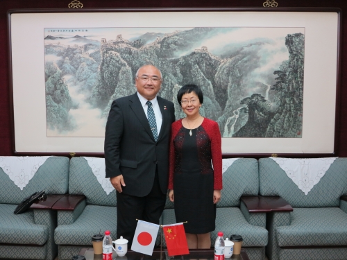 吴慧副校长会见日本代表团团长 吴慧副校长会见日本代表团团长